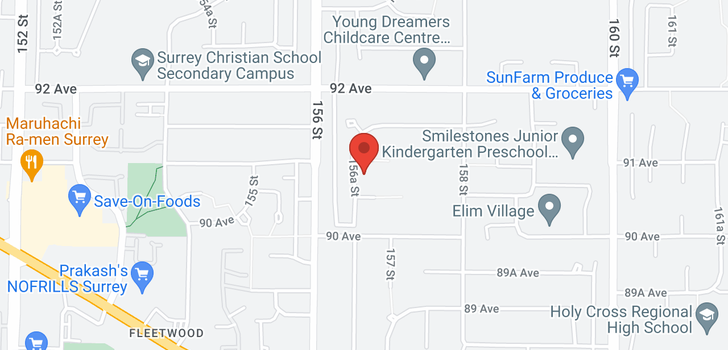 map of 9082 156A STREET